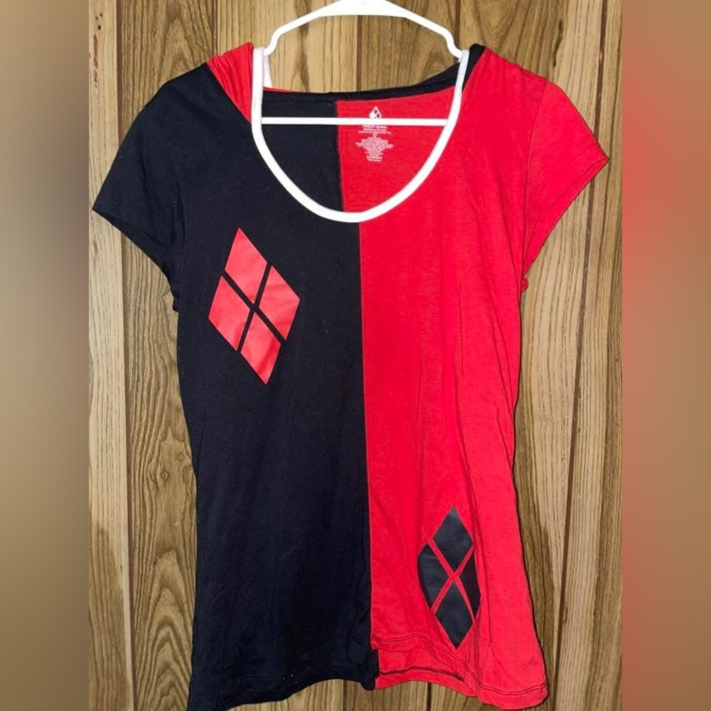 Women’s Harley Quinn Hooded Shirt Size  2XL